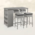 Porter 4-seater Bar Set with Storage