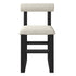 Upholstered Wooden Counter / Bar Stools (Set of 2)