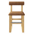 Upholstered Wooden Counter / Bar Stools (Set of 2)