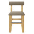 Upholstered Wooden Counter / Bar Stools (Set of 2)