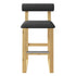 Upholstered Wooden Counter / Bar Stools (Set of 2)