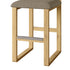 Upholstered Wooden Counter / Bar Stools (Set of 2)