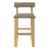 Upholstered Wooden Counter / Bar Stools (Set of 2)