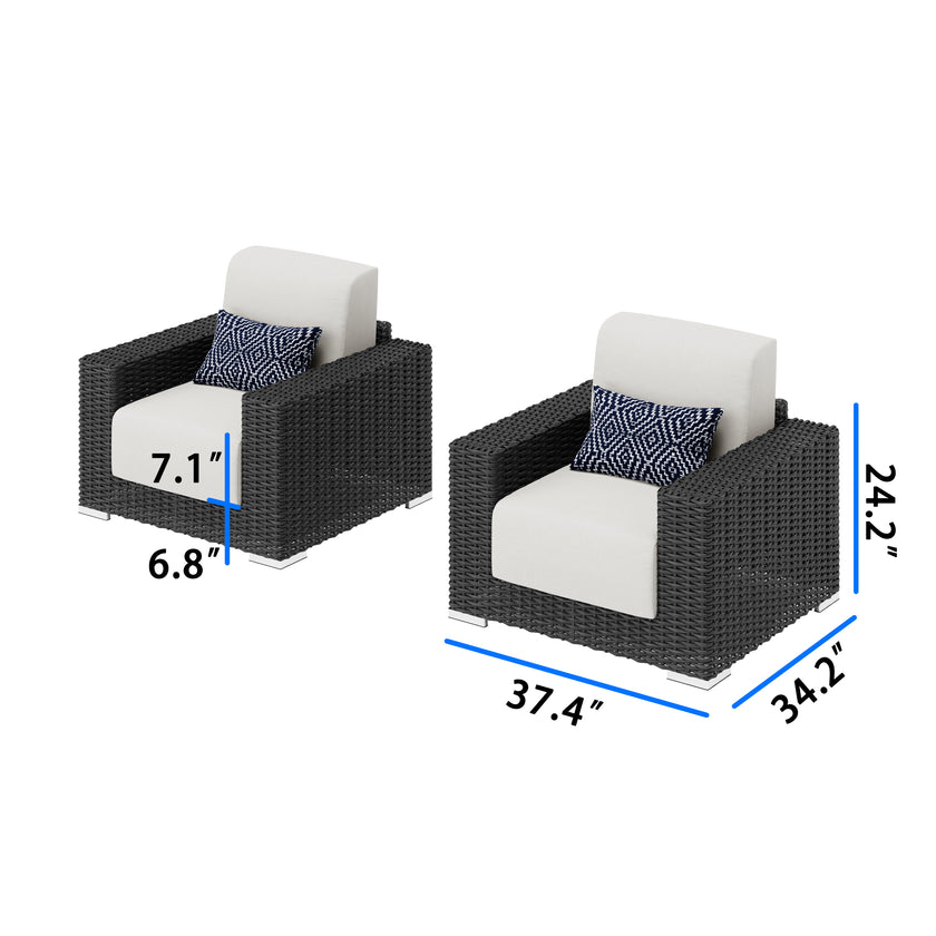 Shoreline Adjustable Club Chairs (Set of 2)