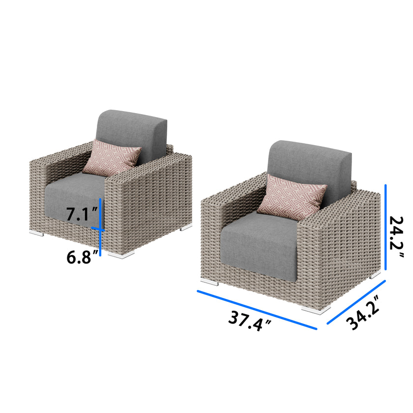 Shoreline Adjustable Club Chairs (Set of 2)