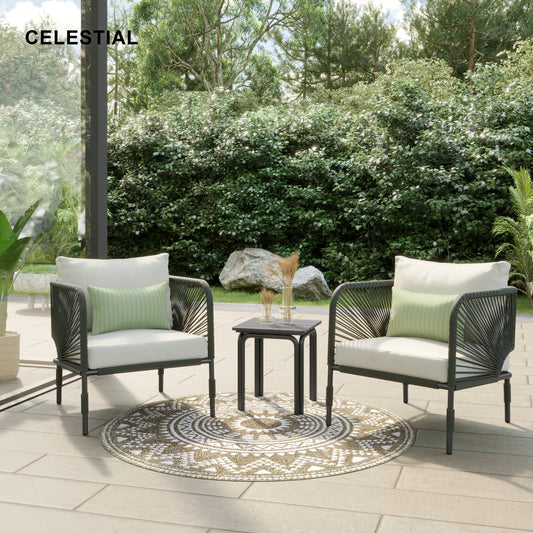 Celestial Collection - 3-piece Chair Set with Cushions