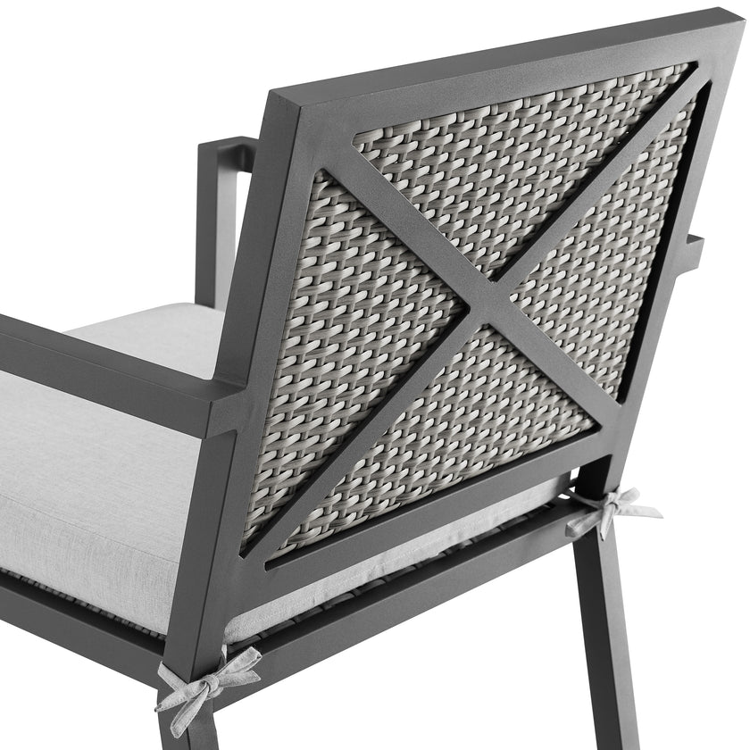 Ridge 9pc Dining Set with Fire Table