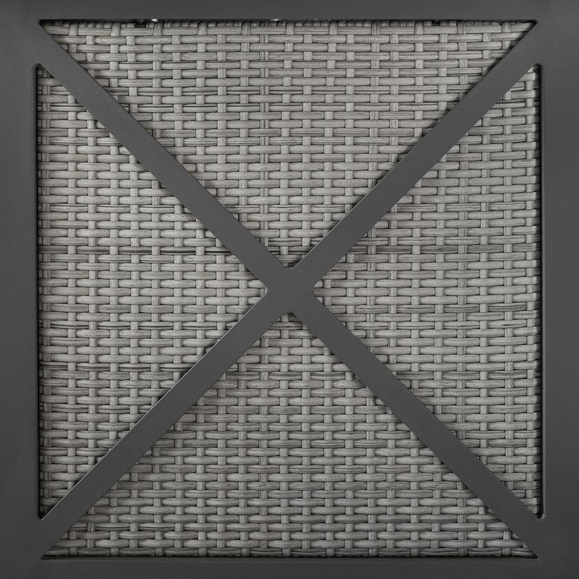 Ridge 9pc Dining Set with Fire Table