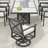 Ridge 9pc Dining Set with Fire Table