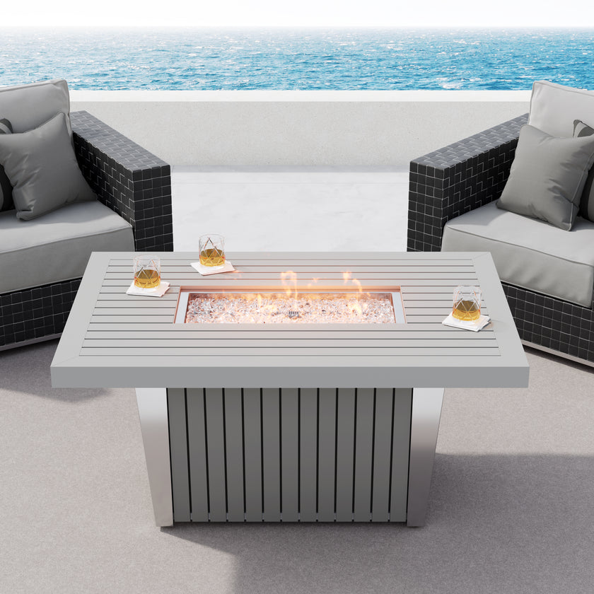 Monaco Aluminum Fire Table