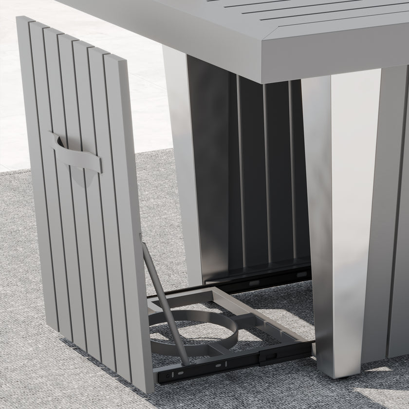 Monaco Aluminum Fire Table