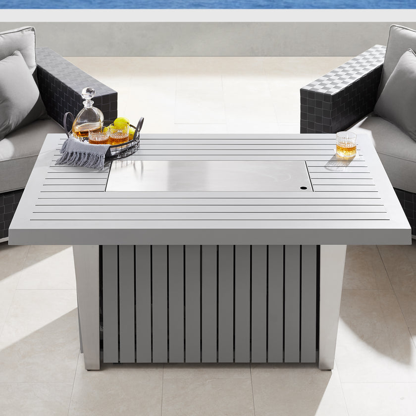 Monaco Aluminum Fire Table