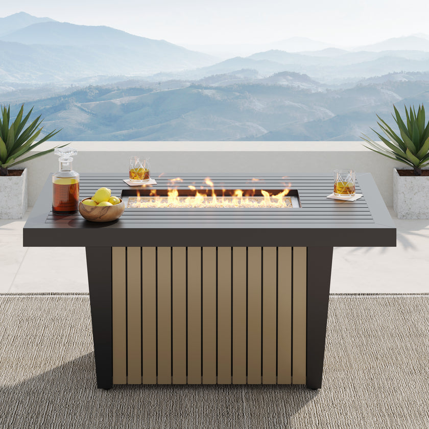 Monaco Aluminum Fire Table