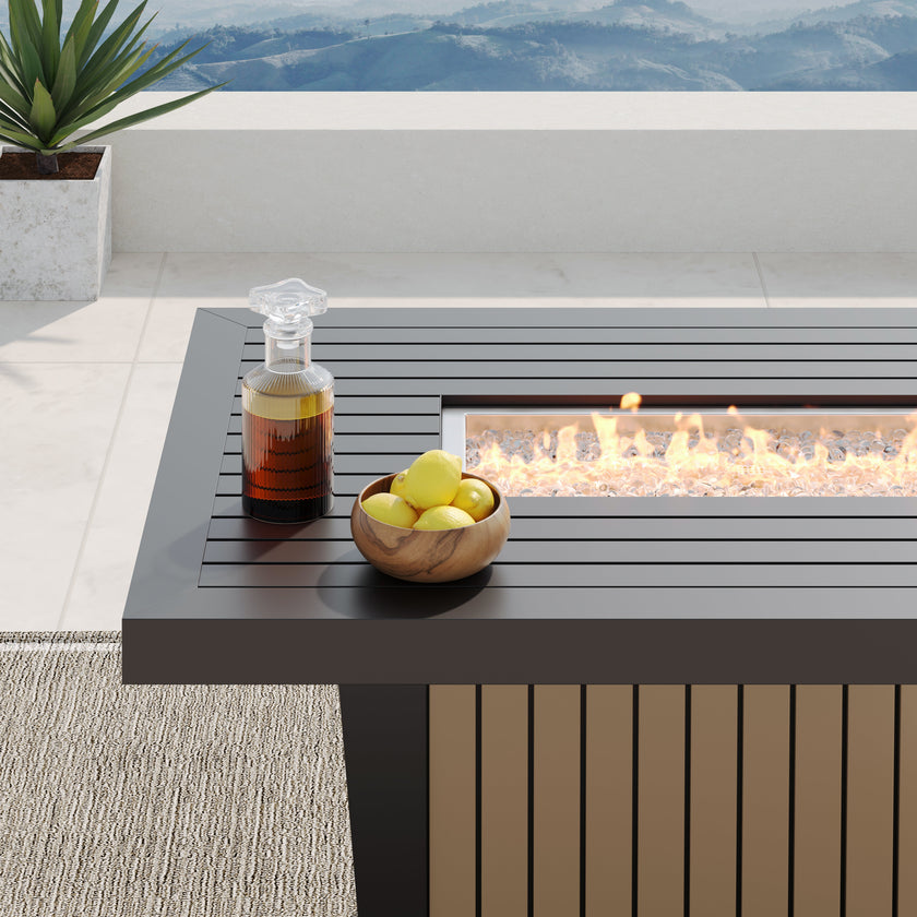 Monaco Aluminum Fire Table