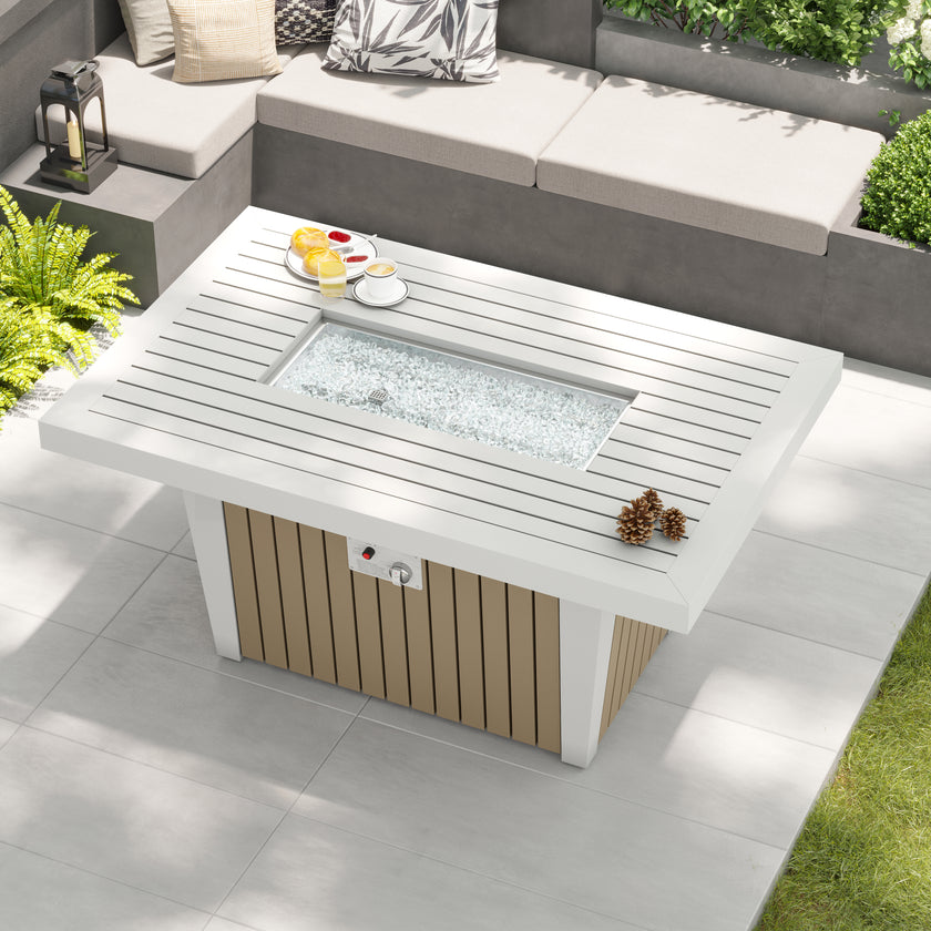 Monaco Aluminum Fire Table