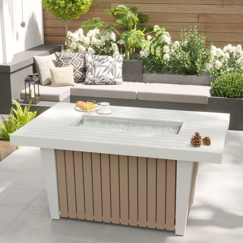 Monaco Aluminum Fire Table