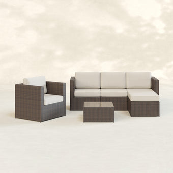 Rowan Wicker Modular Seating
