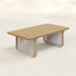 Mono Aluminum Faux Wood Coffee Table