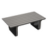 Mono Aluminum Faux Wood Coffee Table