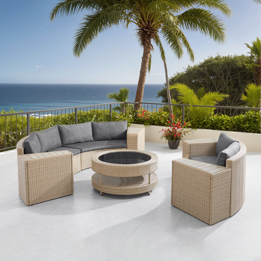 Viva Curved Roundabout Seating Set
