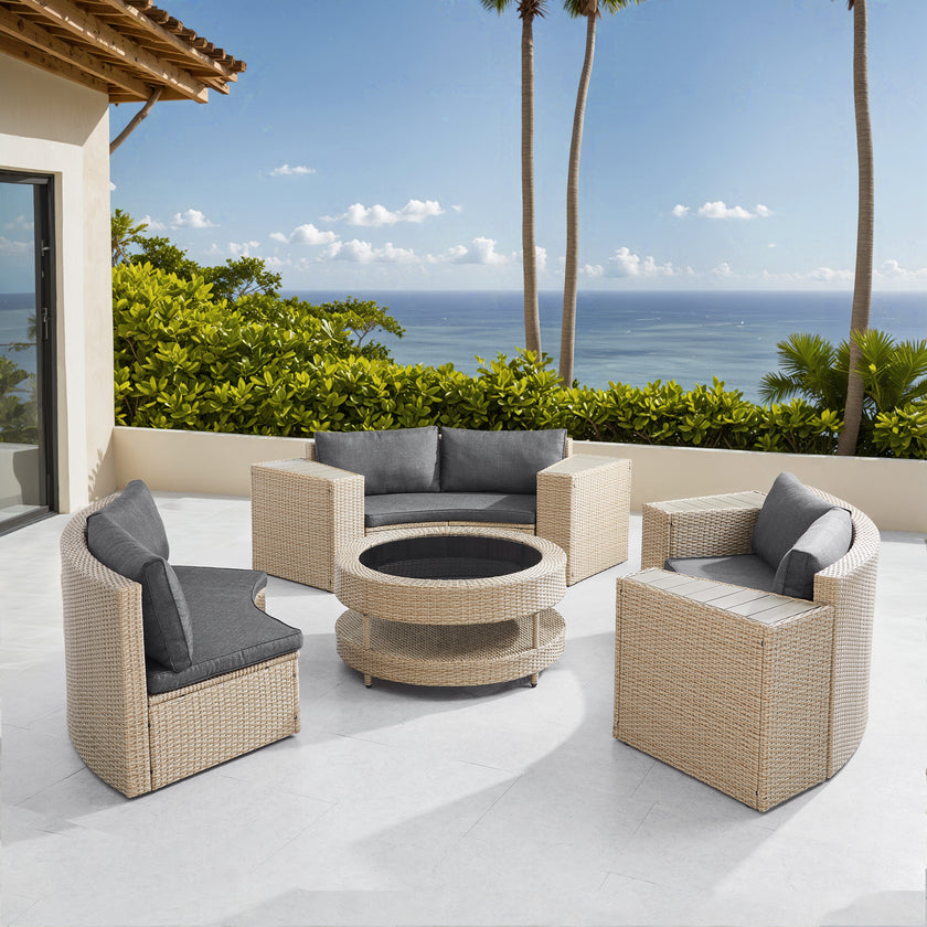 Viva Curved Roundabout Seating Set