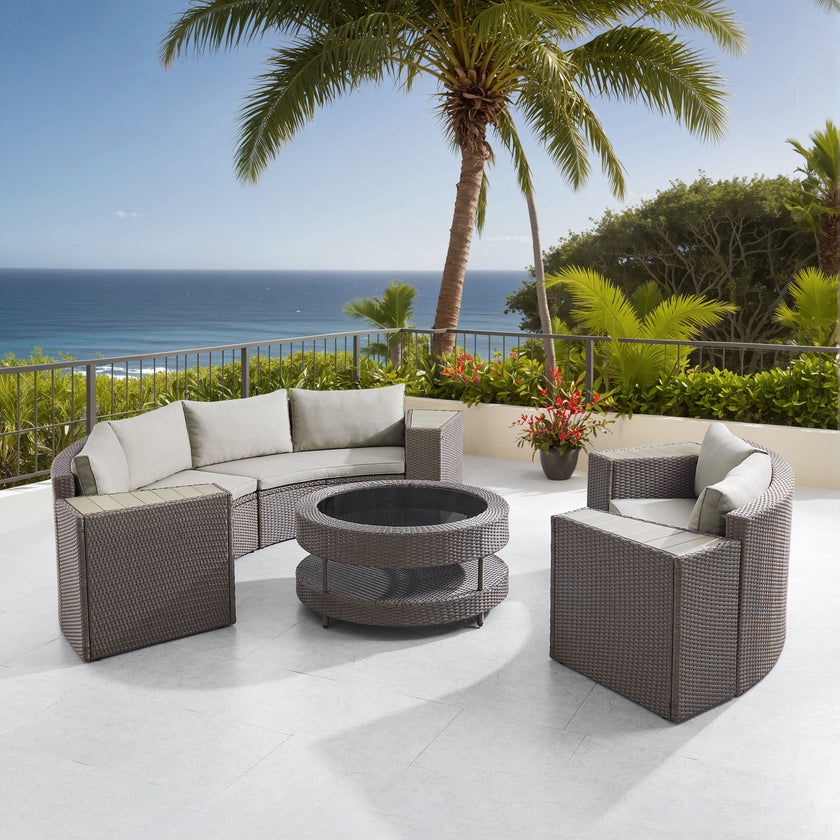 Viva Curved Roundabout Seating Set