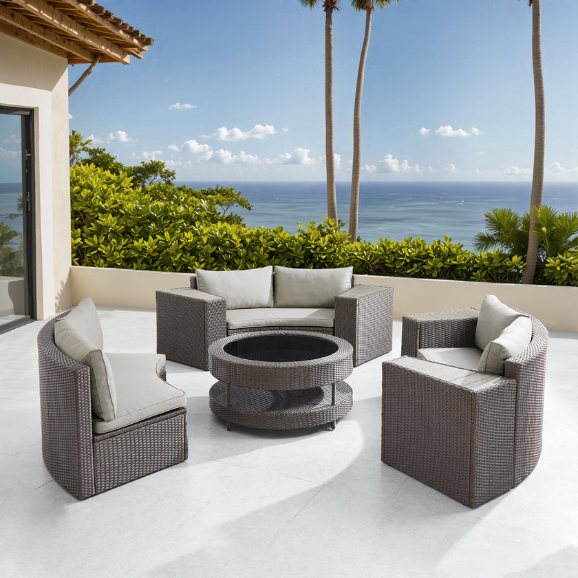 Viva Curved Roundabout Seating Set