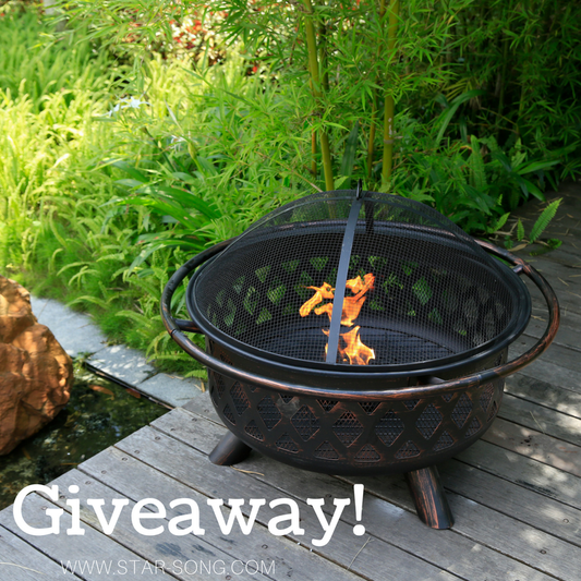 Starsong Giveaway: Enter to Win a Fire Pit For Your Outdoor Entertaining Space