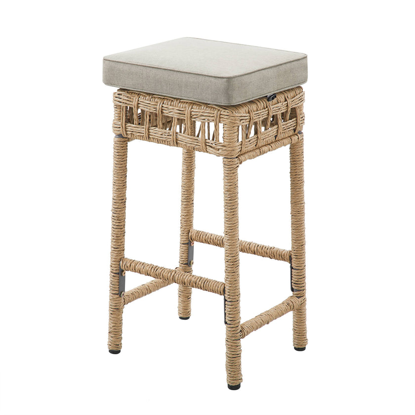 4 - Person Patio Wicker Bar Set