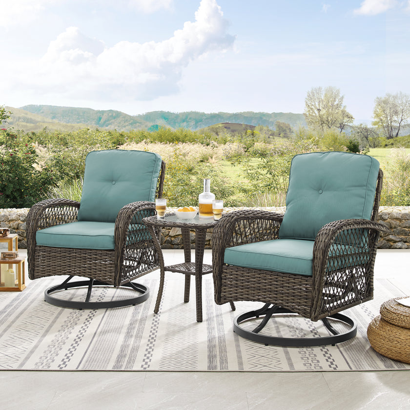 Sienna Swivel Chair Set