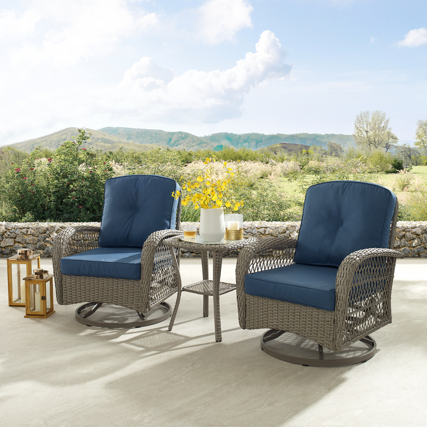 Sienna Swivel Chair Set