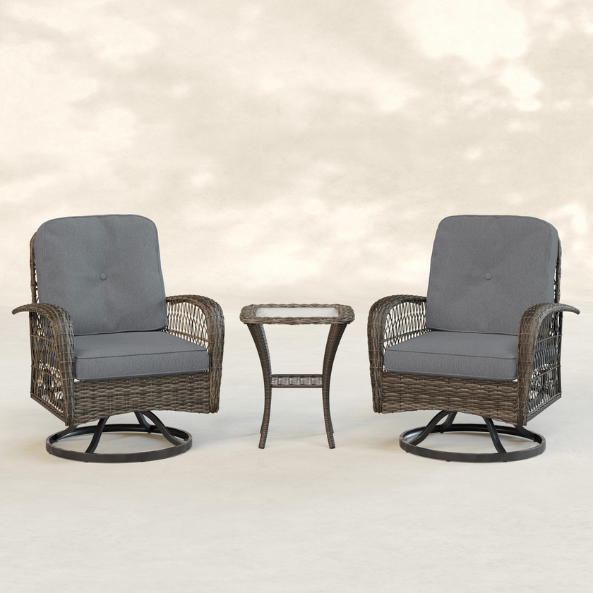 Sienna Swivel Chair Set
