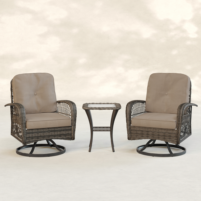 Sienna Swivel Chair Set