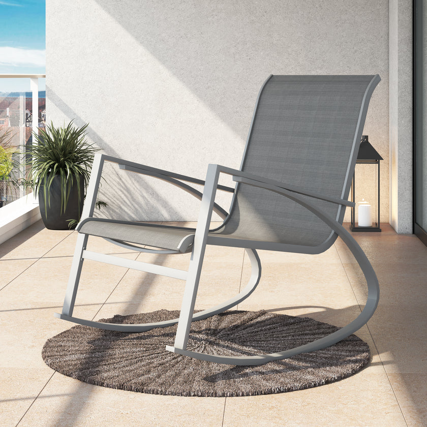 Gina Mesh Rocking Chair