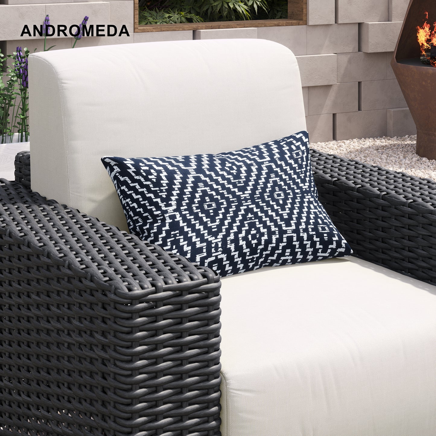 Andromeda Collection - Outdoor Adjustable Club Chairs (Set of 2)