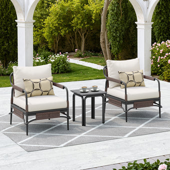 Flynn 3pc Club Chair Set