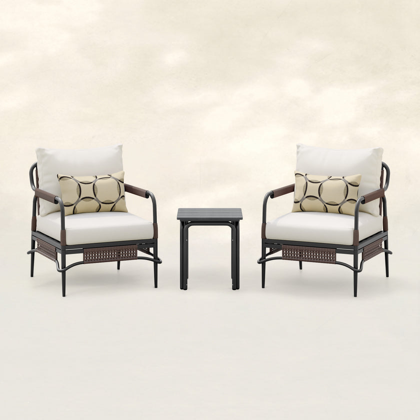 Flynn 3pc Club Chair Set