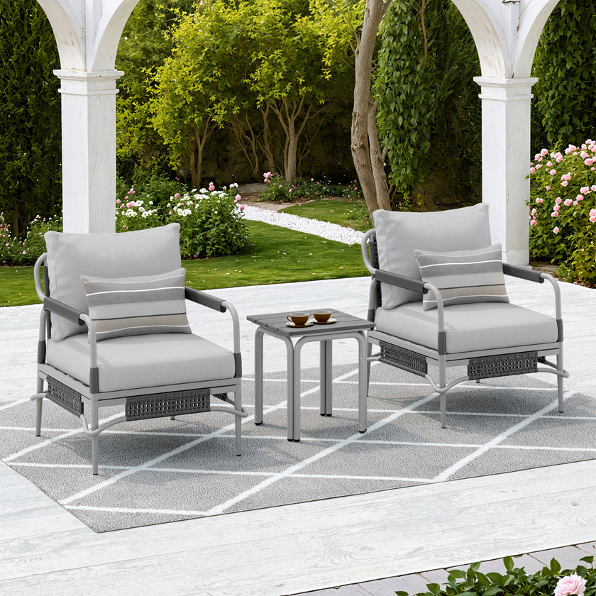 Flynn 3pc Club Chair Set