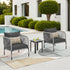 Quinn Aluminum Club Chair Set