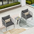 Quinn Aluminum Club Chair Set