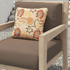 Aria Solid Wood Club Chair Set