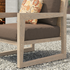 Aria Solid Wood Club Chair Set