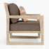 Aria Solid Wood Club Chair Set