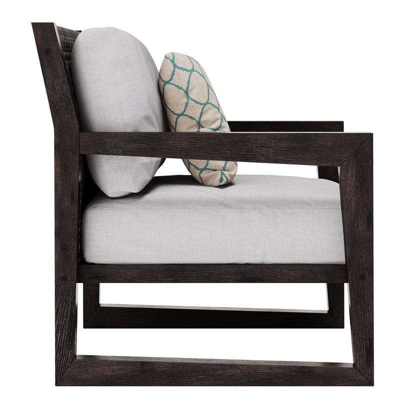 Aria Solid Wood Club Chair Set