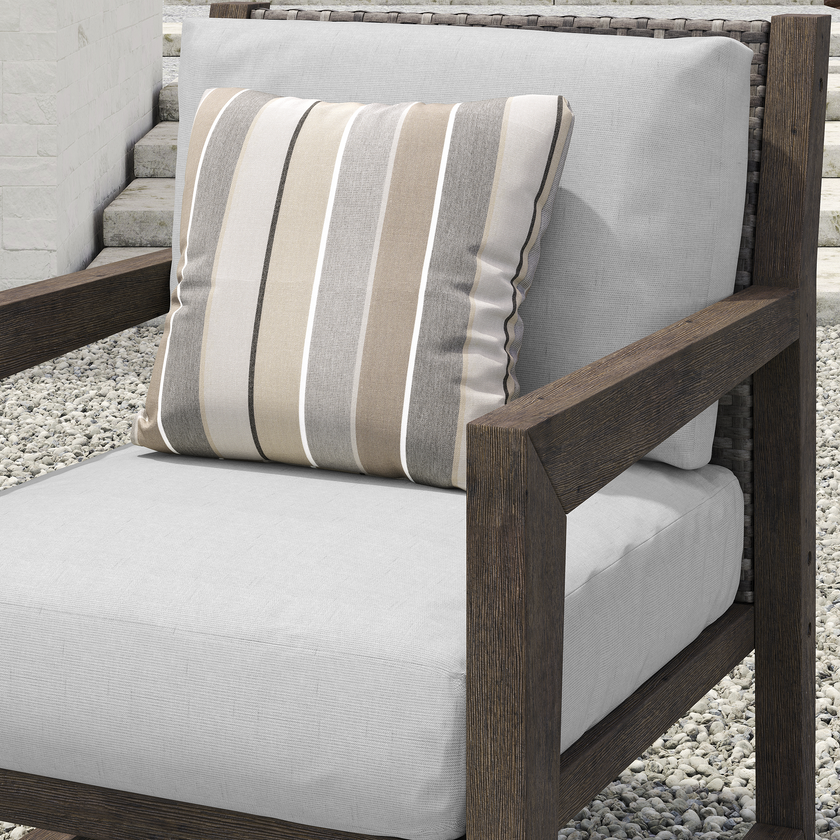 Aria Solid Wood Club Chair Set