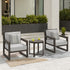 Aria Solid Wood Club Chair Set