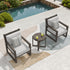 Aria Solid Wood Club Chair Set