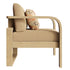 Evelyn Solid Wood Club Chair Set