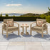 Evelyn Solid Wood Club Chair Set