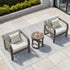 Evelyn Solid Wood Club Chair Set